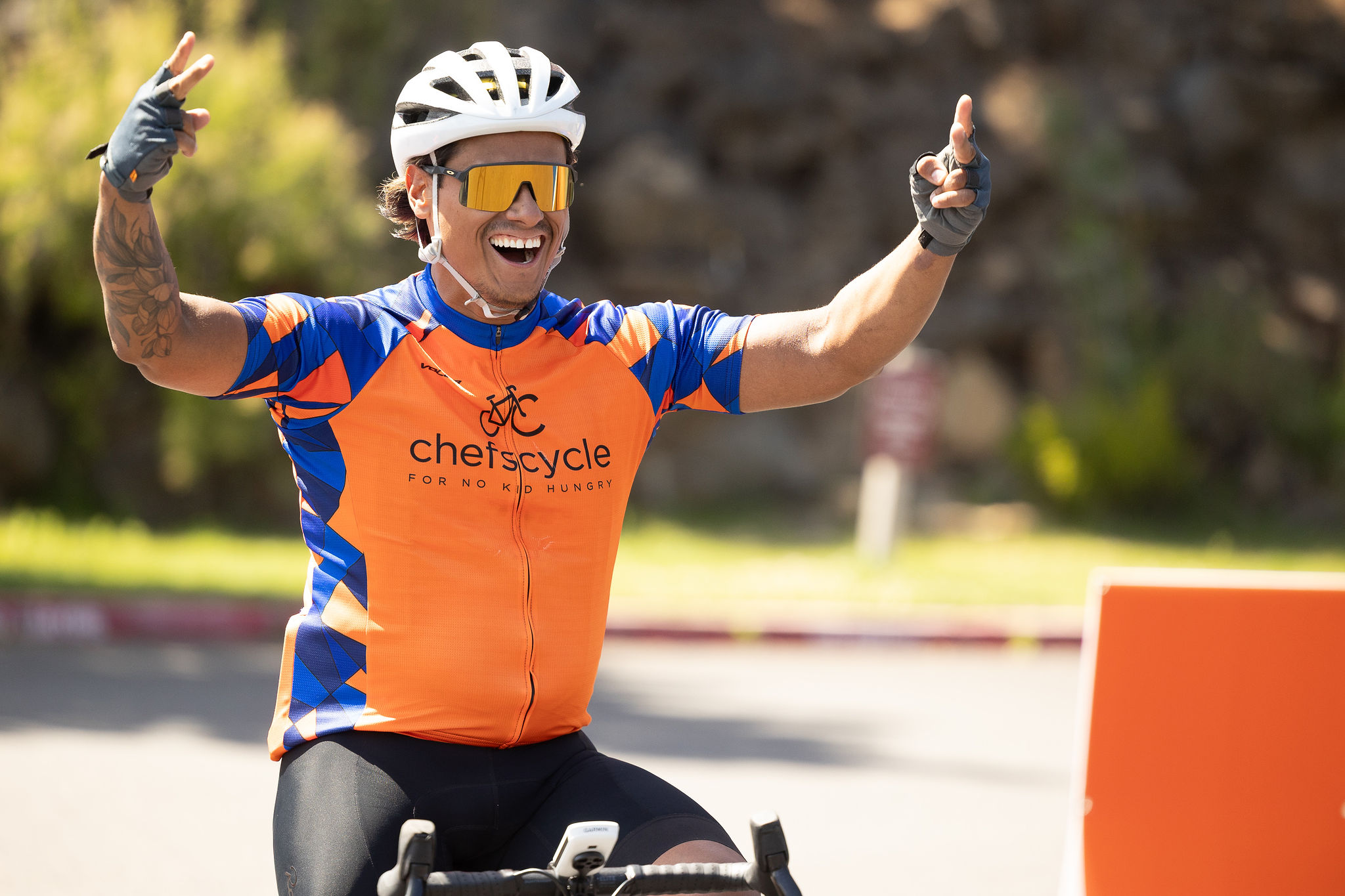 Chefs Cycle supporting No Kid Hungry