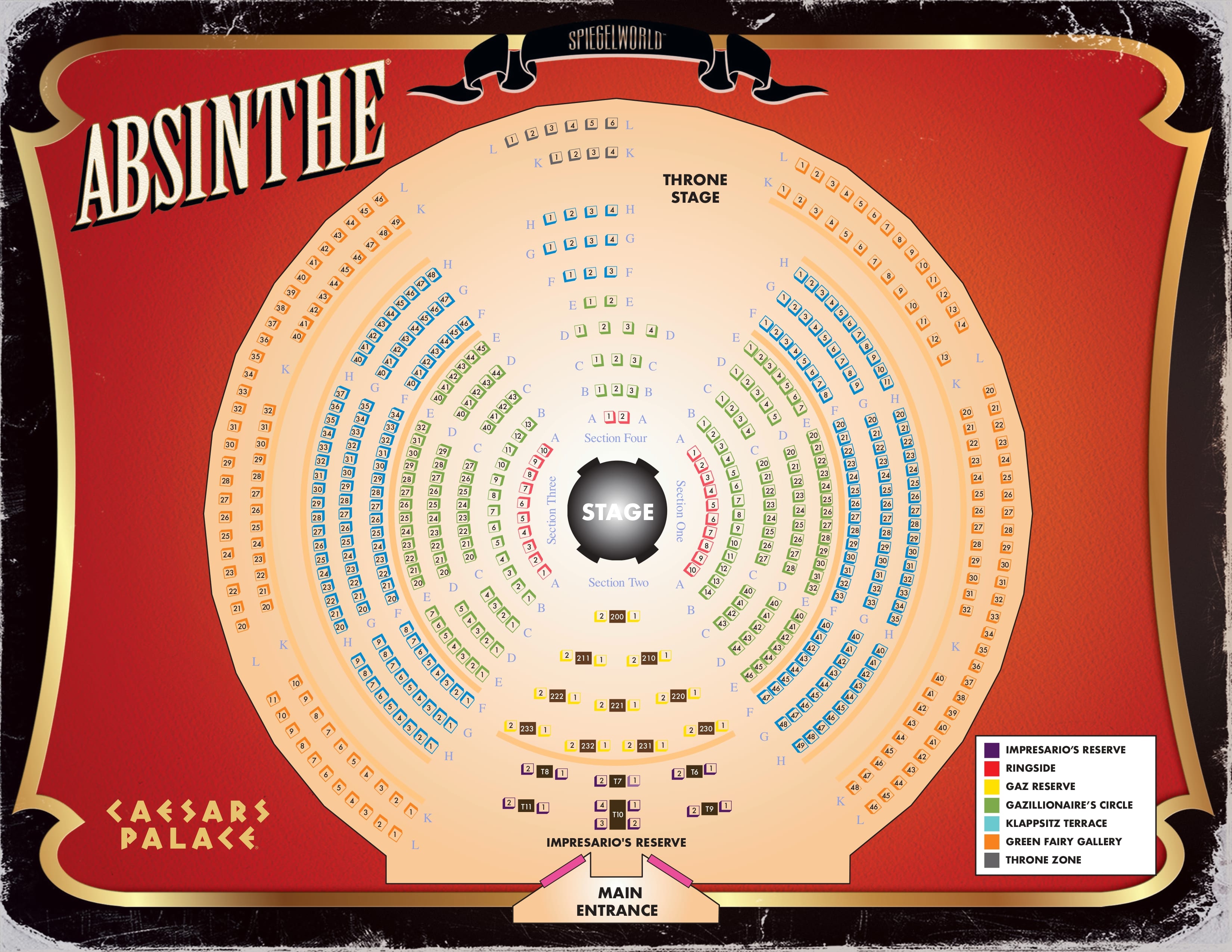 Absinthe Show Las Vegas Discount Tickets Great Work Perks Lowest