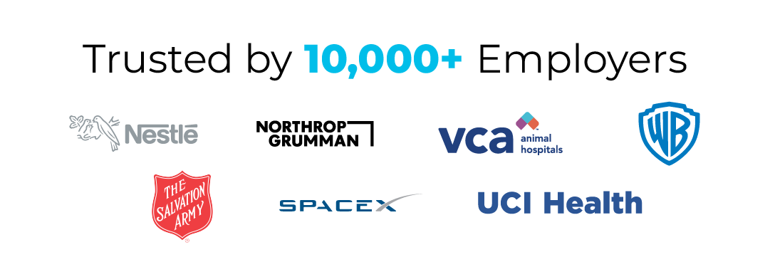 Trusted by 10000+ Employers