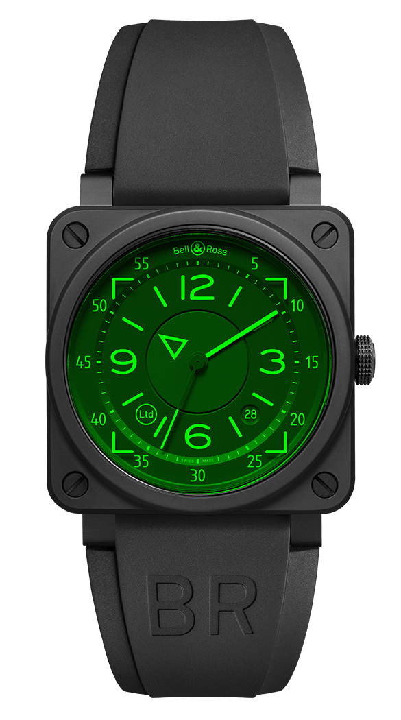 Bell & Ross BR 03-92 with rubber strap