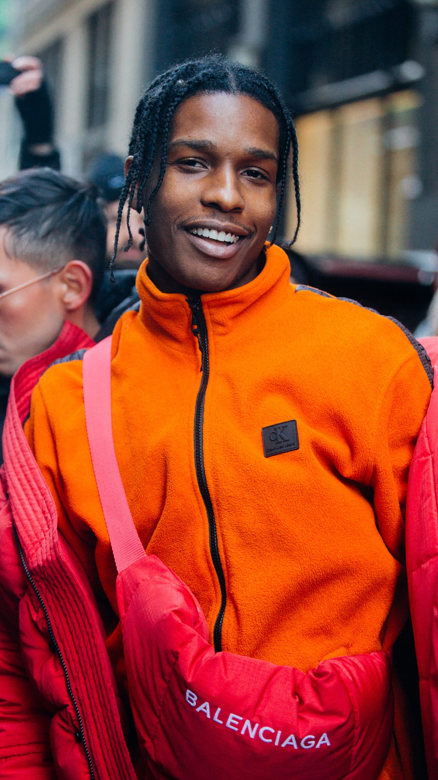 Asap Rocky wears Balenciaga belt bag on NYC streets