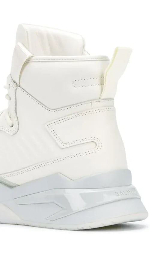 Back of Balmain Basketball Sneakers