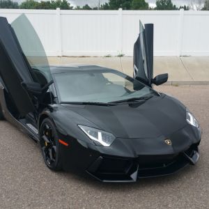 Lamborghini Aventador Black 2012