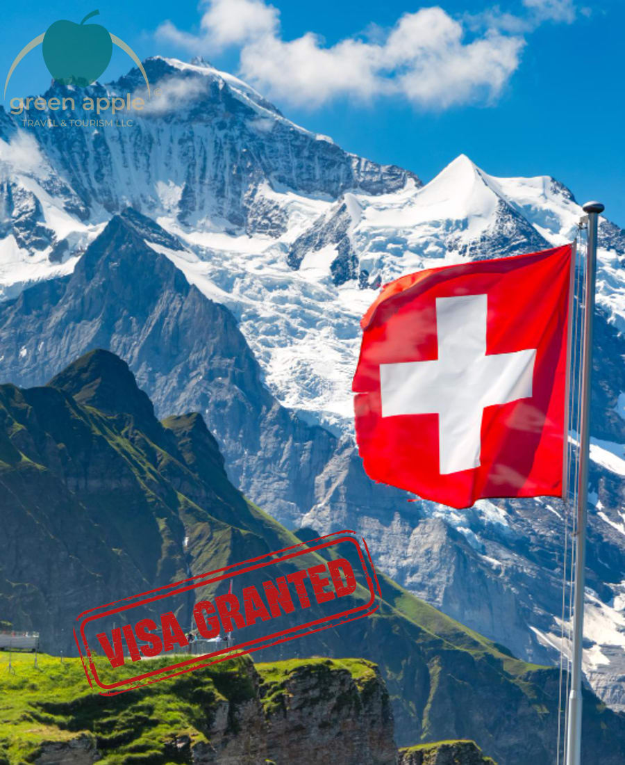 Switzerland Visa from Dubai — Schengen Application 2026 — Green Apple Travel & Tourism, Dubai