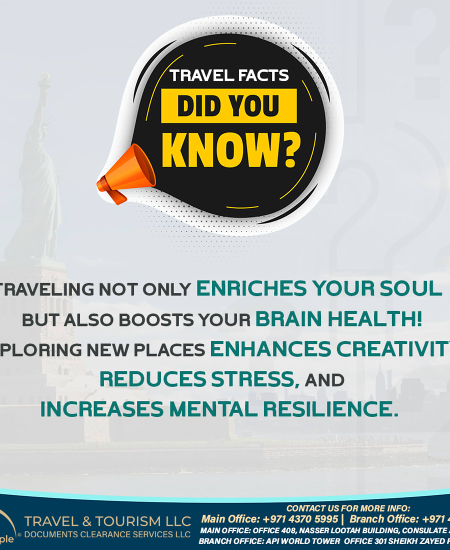 The Mind-Body Benefits of Traveling: Did You Know? — Green Apple Travel & Tourism, Dubai
