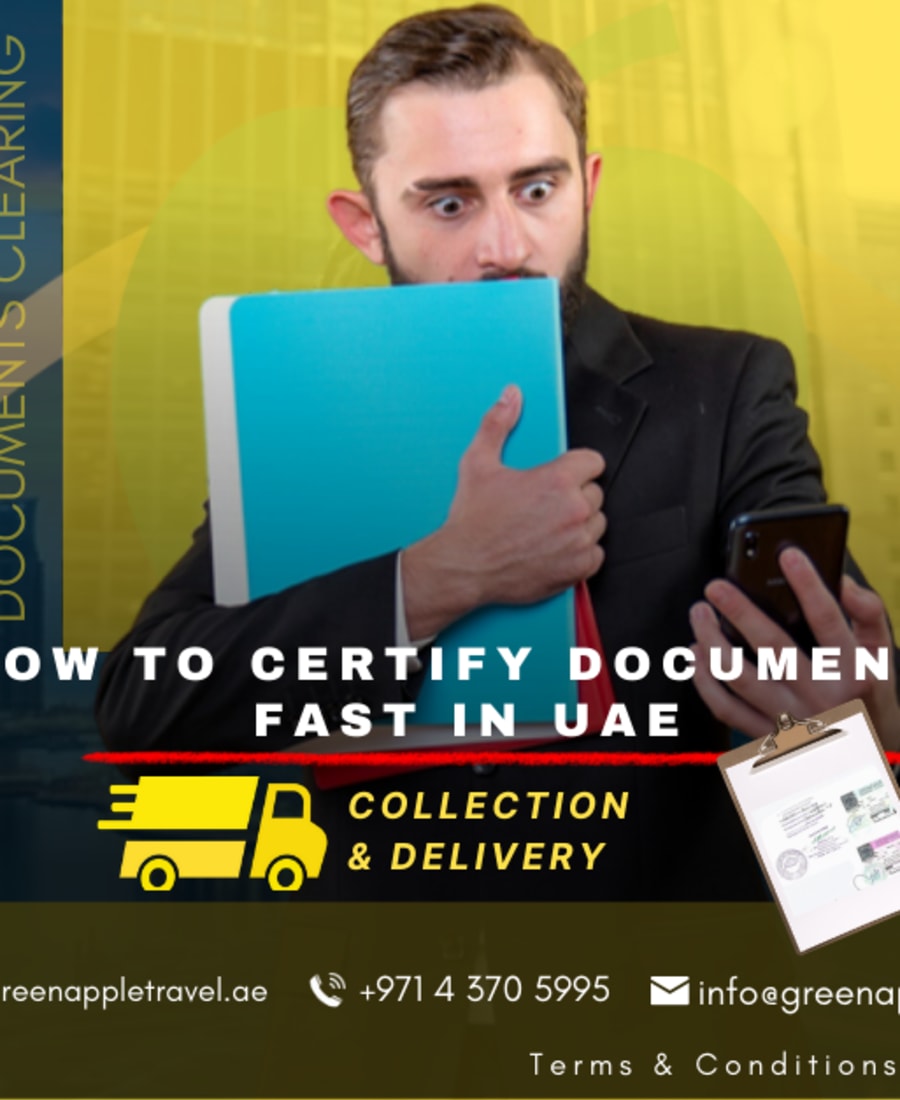 Quick True Copy Attestation in UAE — Green Apple Travel & Tourism, Dubai