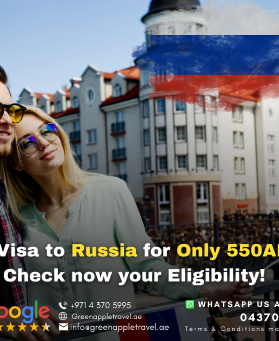 Russia Tourist Evisa — Green Apple Travel & Tourism, Dubai