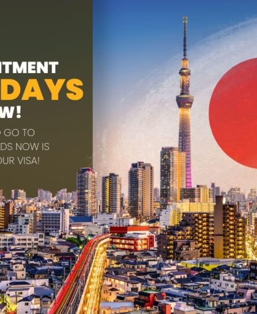 Japan Visa Appointment 2026: Your EID holidays Trip Now! — Green Apple Travel & Tourism, Dubai