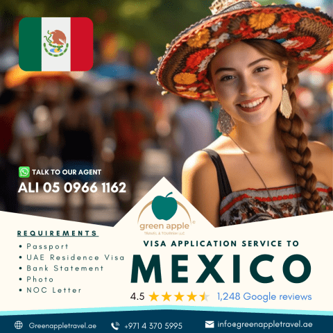 كيفية التقدم بطلب للحصول على فيزا المكسيك في دبي: دليل السفر من Green Apple - Image 1