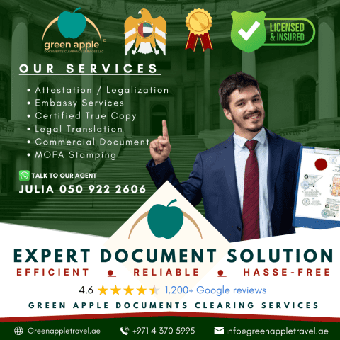 Expert Document Attestation Services in Dubai - Image 1