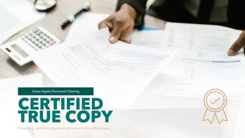 خدمات النسخ المصدقة - Image 1