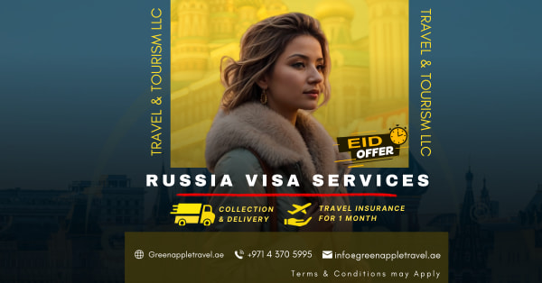 Russia Visa + Free Insurance Deal