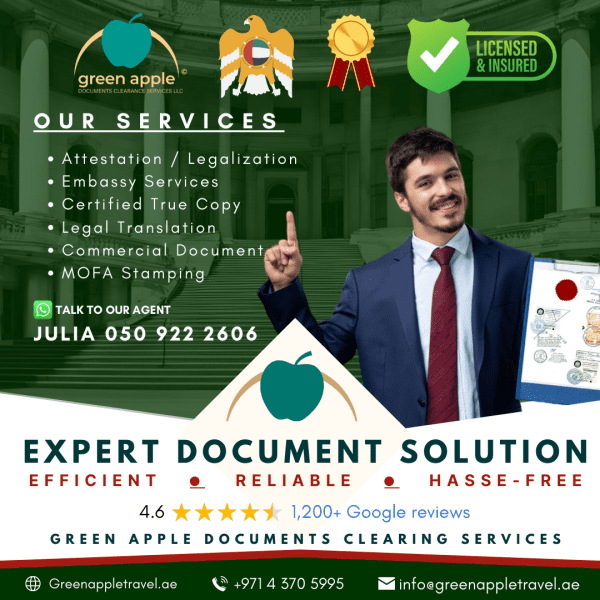 Expert Document Attestation Services in Dubai