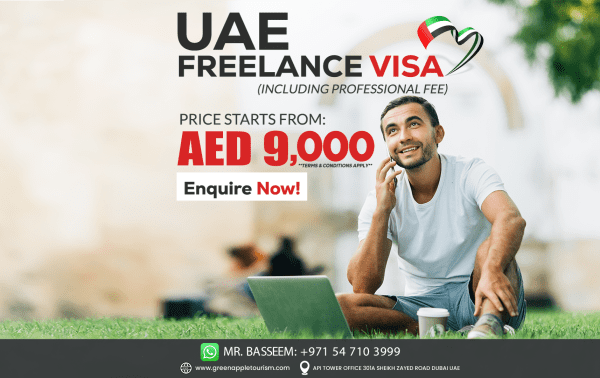 Get UAE Freelance Visa for AED 9,000