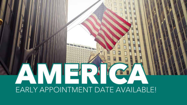US Early Appointment from Dubai