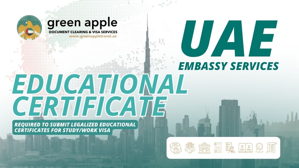 Legalize Your Educational Certificates for Study or Work Visa Abroad – Fast & Certified with Green Apple - Green Apple Travel Blog Image