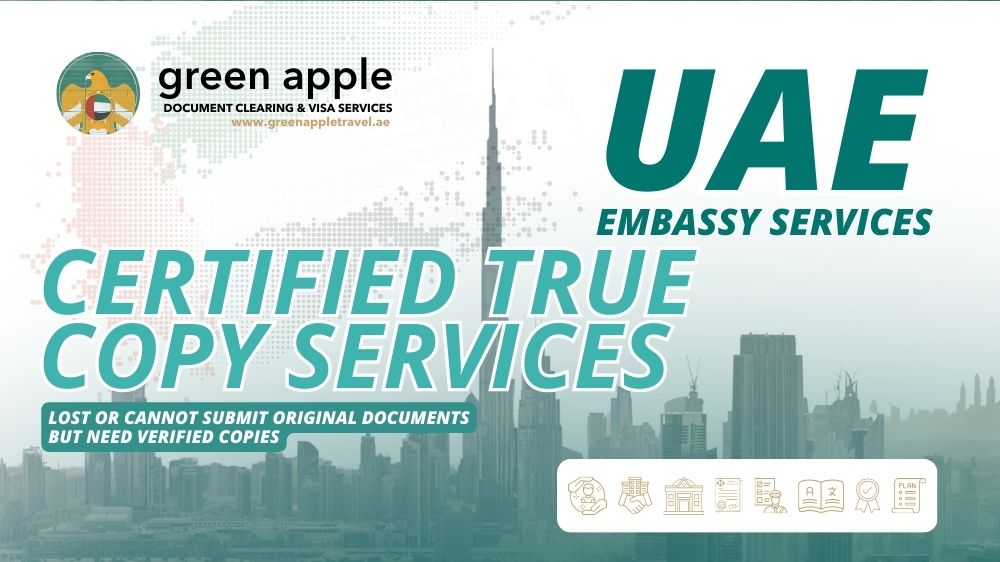 Need Certified True Copies Without Originals? Green Apple Has You Covered in UAE