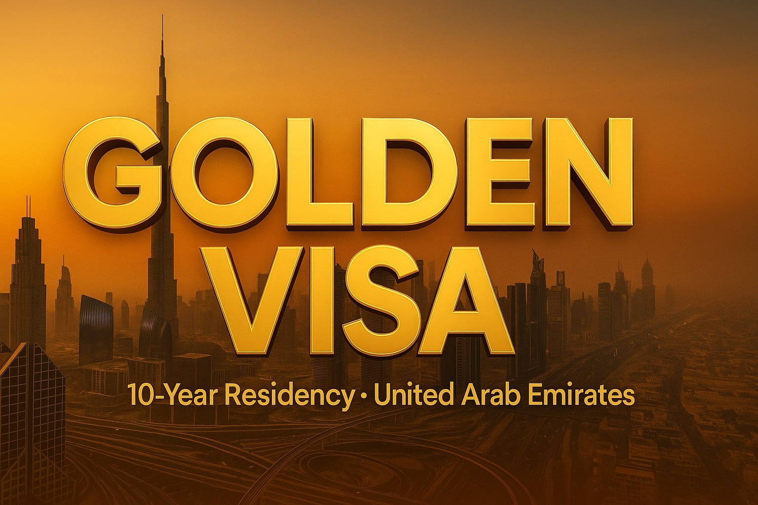 Get the UAE Golden Visa (10 Years): Simple Pathways & Expert Help