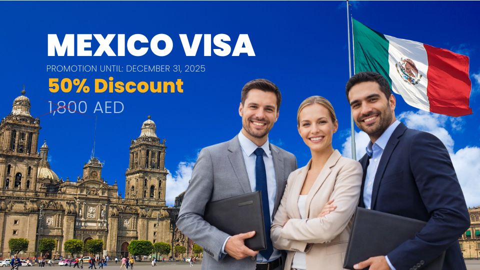 Mexico Urgent Appointment & Visa: 50% OFF for UAE Residents