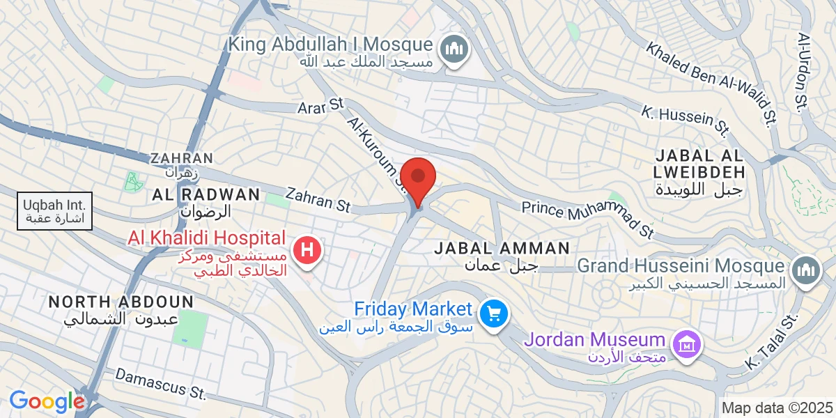 Map of Amman