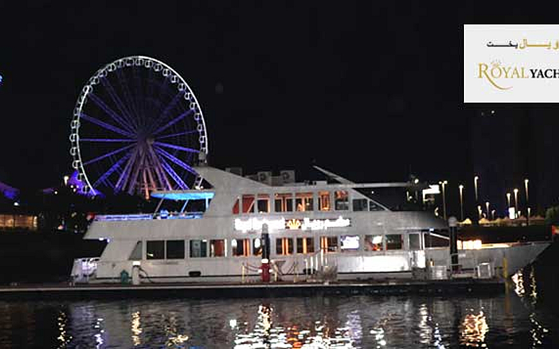 Day 1 - Your Royal Yacht Experience — Evening Dinner Cruise Itinerary