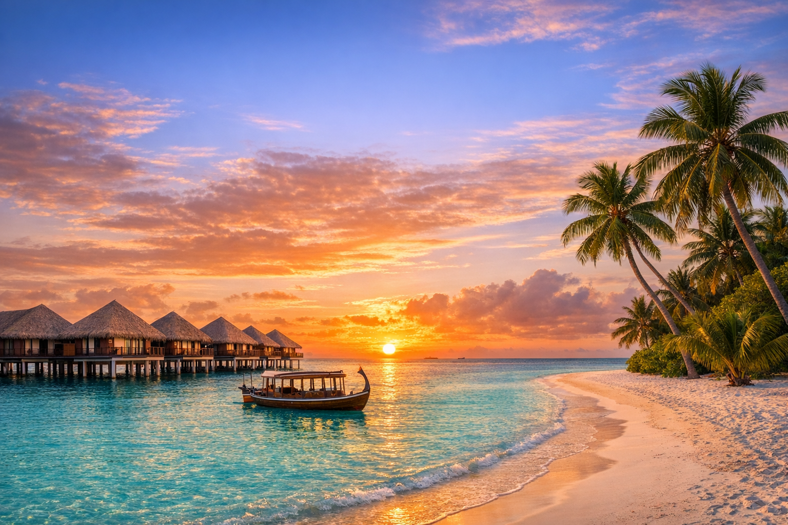 Maldives Valentine's Escape: Beach & Water Taxis