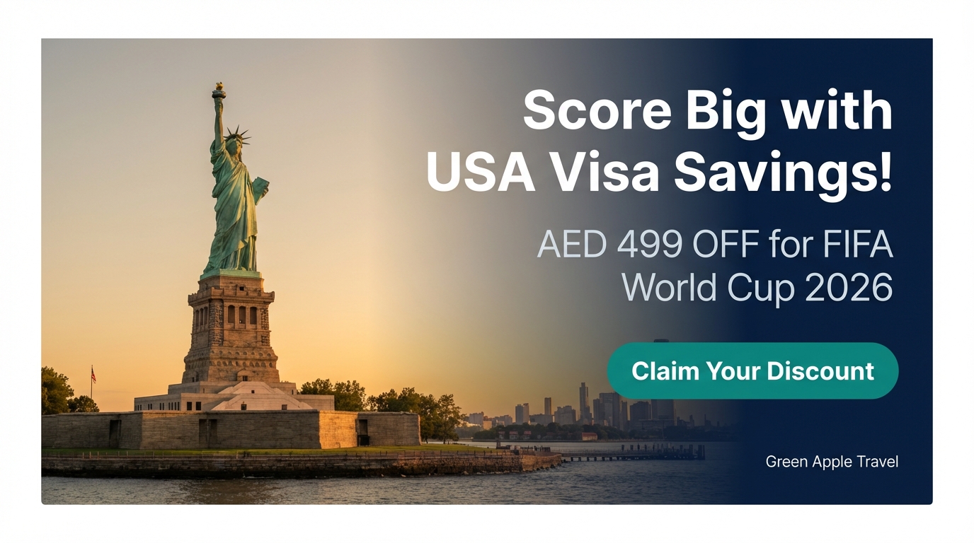 USA Visa for FIFA 2026 | Fast Processing & AED 499 Off