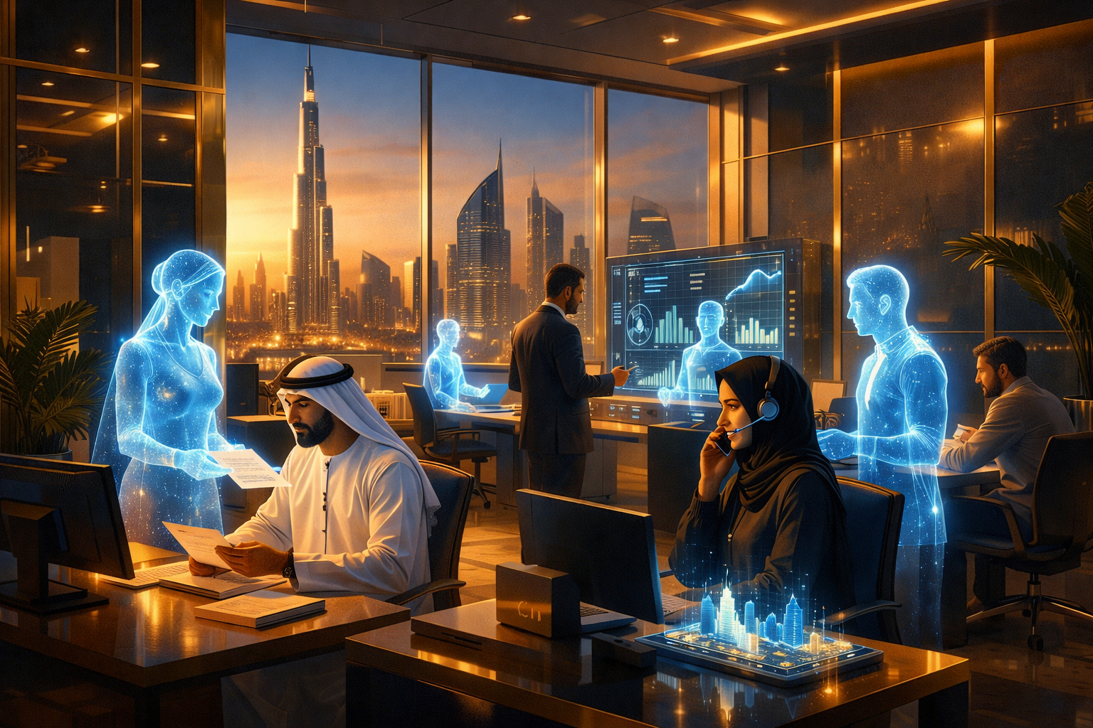 AI for business in UAE transforming operations and customer support
