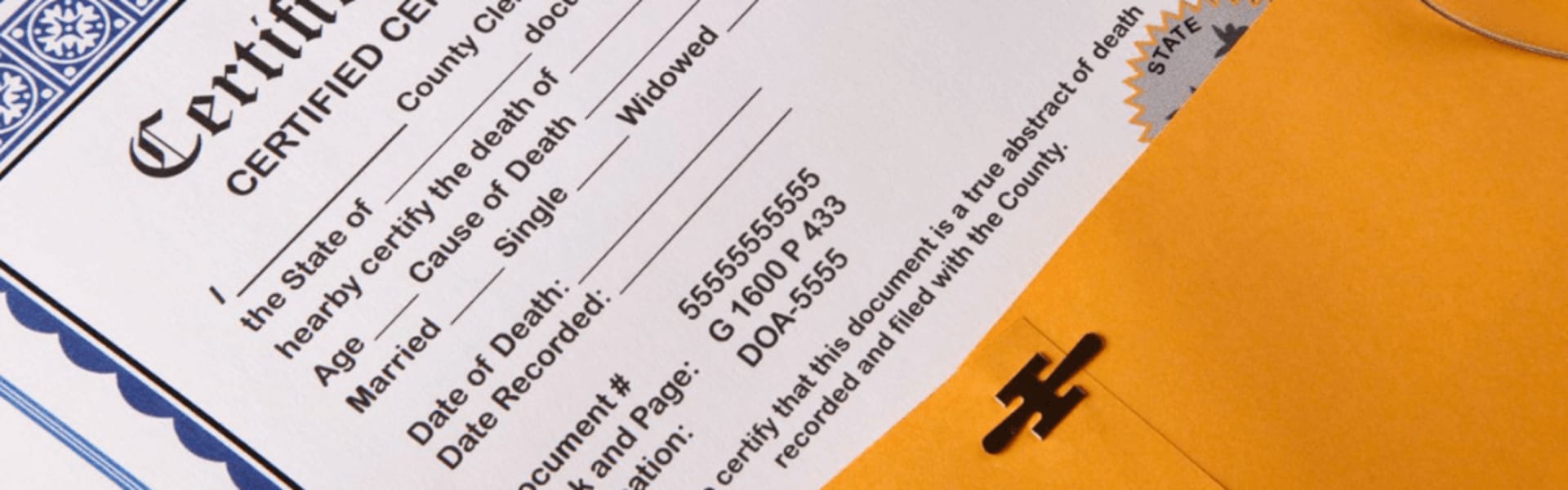 Death Certificate Attestation