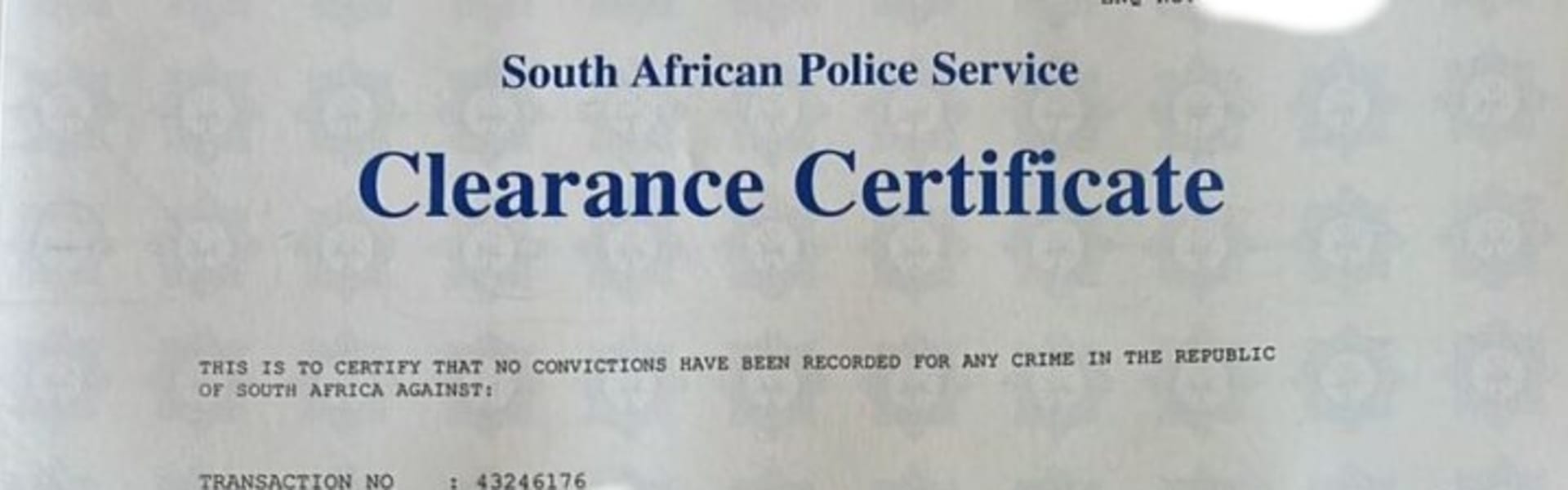 SAPS Clearance Express