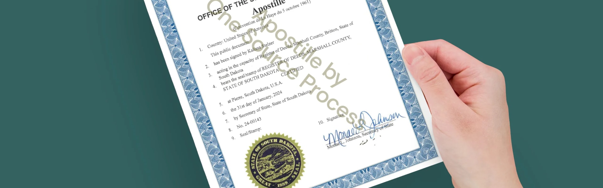 U.S. University Degree Apostille