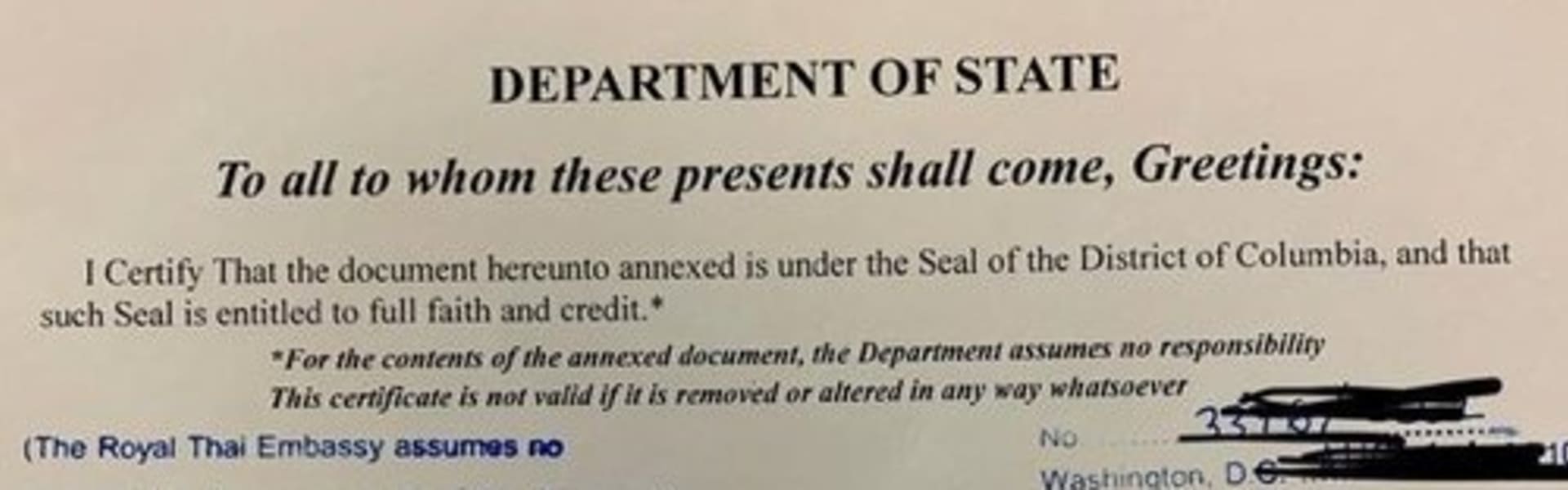 Commercial Document Legalization