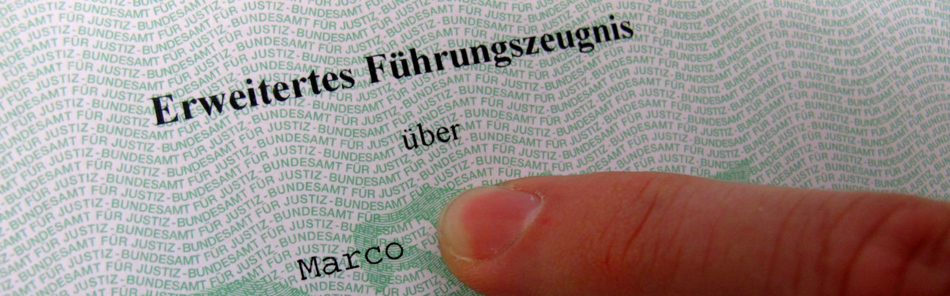 Fuehrungszeugnis (Police Certificate) Apostille