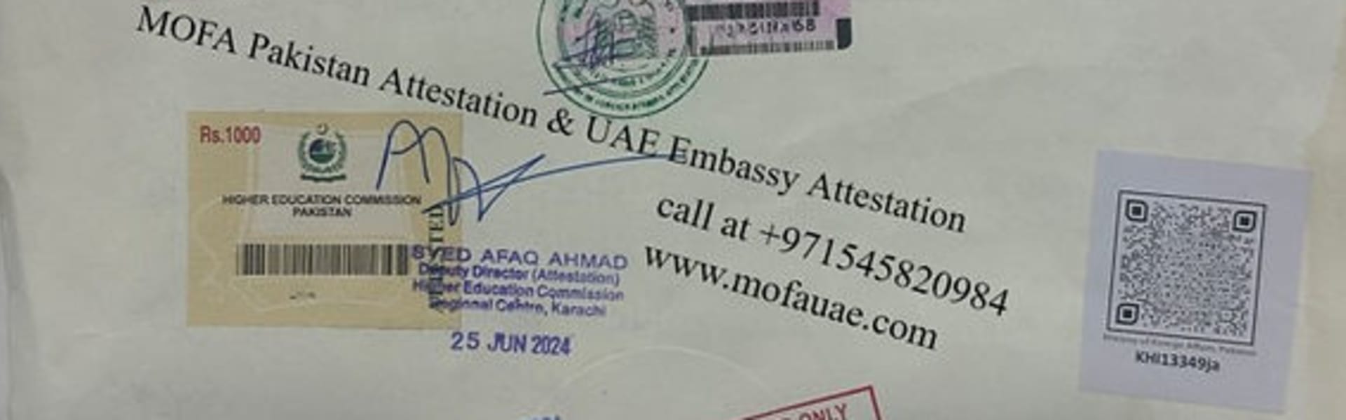 Personal Document Attestation