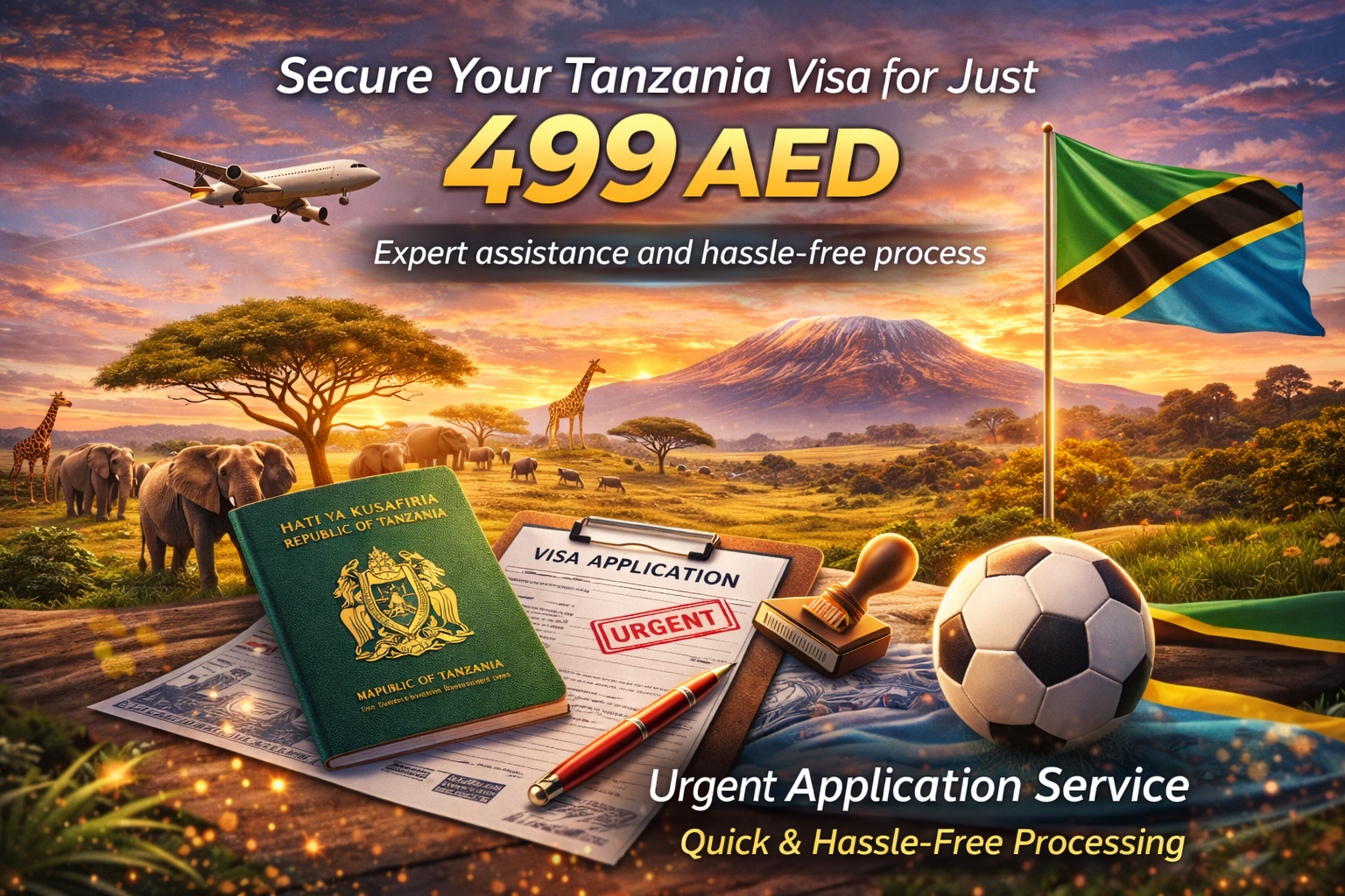 Tanzania Visa for 499 AED | Fast & Secure