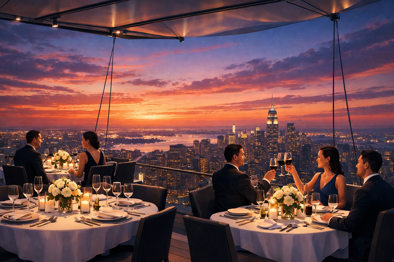 Dining at New Heights: Host Your Corporate Events at Dinner In The Sky