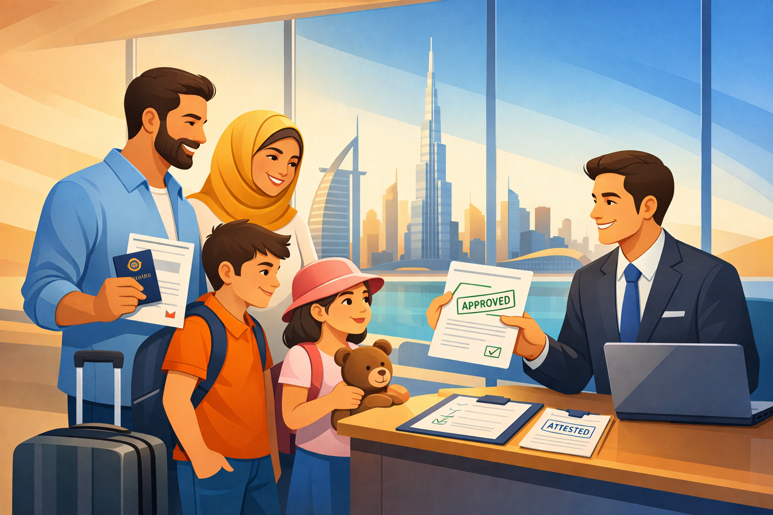 How Family Travelers Can Benefit from Comprehensive Visa and Attestation Services in Dubai