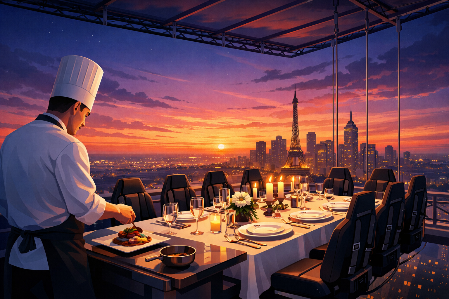 Sky-High Culinary Adventures: Unique Menus at Dinner In The Sky