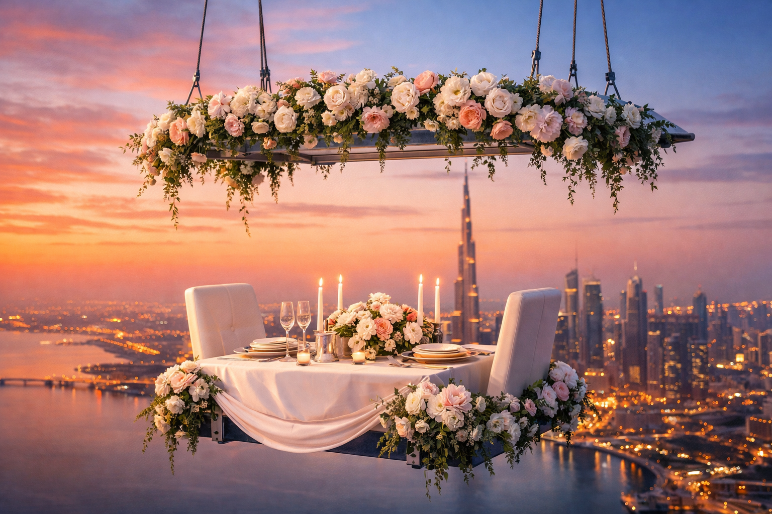 Sky-High Celebrations: Plan Your Dream Wedding at Dinner In The Sky Dubai