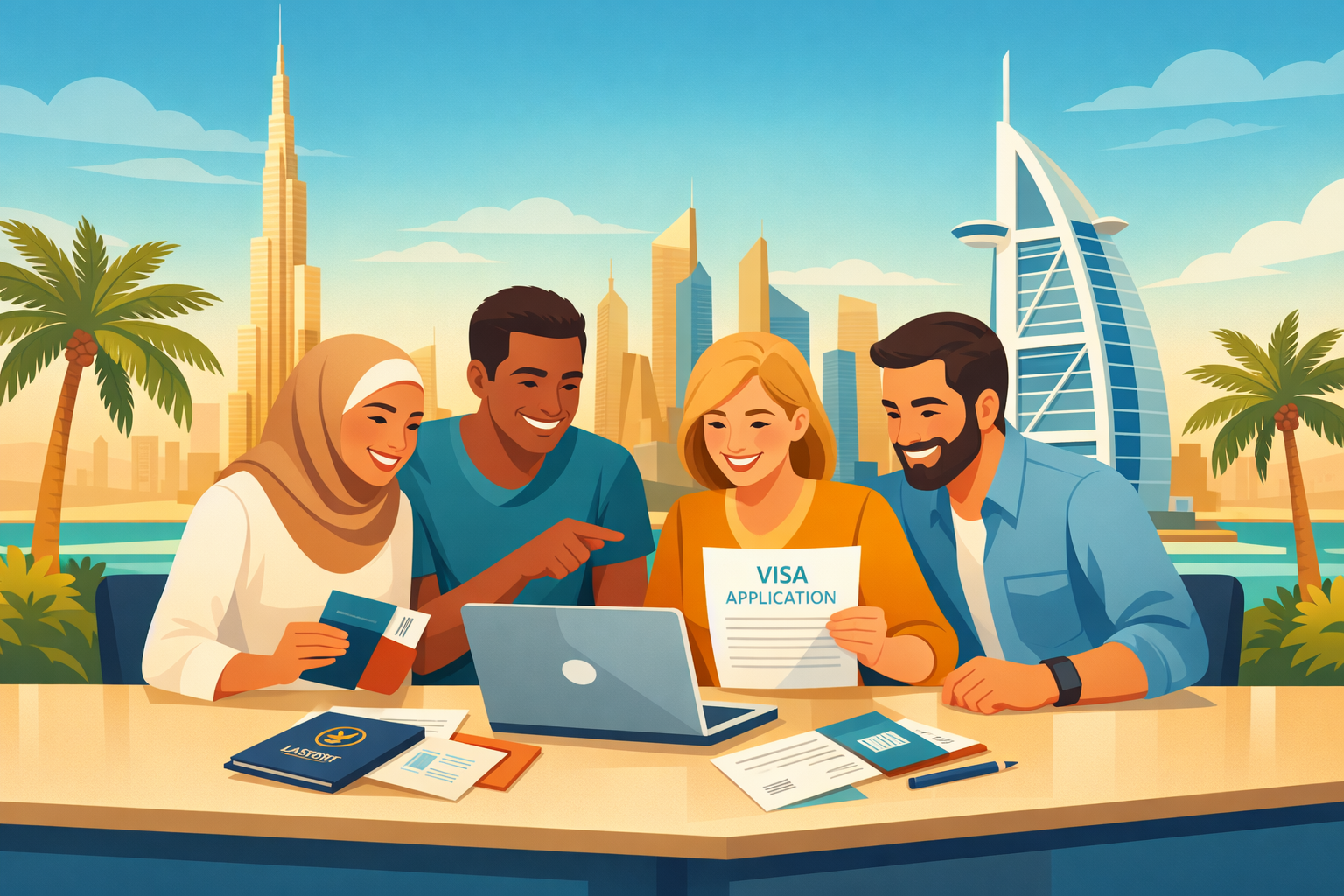 Navigating Visa Applications for Remote Workers Planning a Dubai Getaway