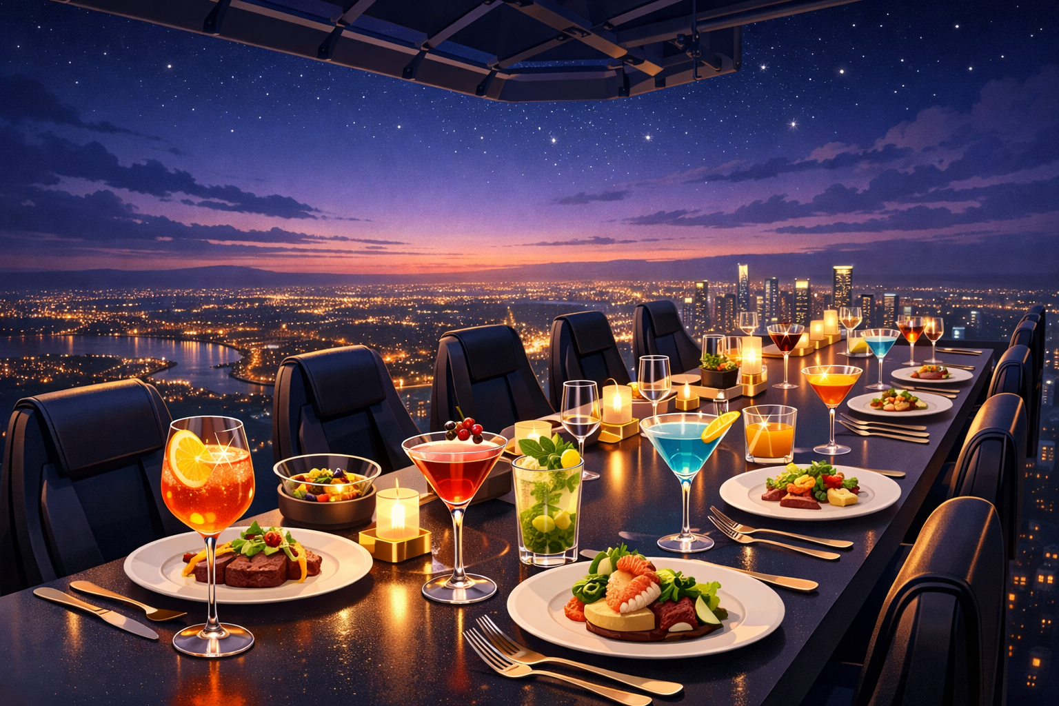 Sky-High Gastronomy: The Art of Cocktail Pairing at Dinner In The Sky