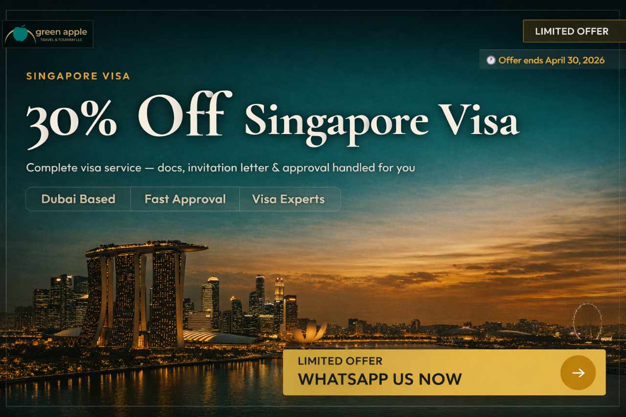 30% Off Singapore Visas for UAE Business