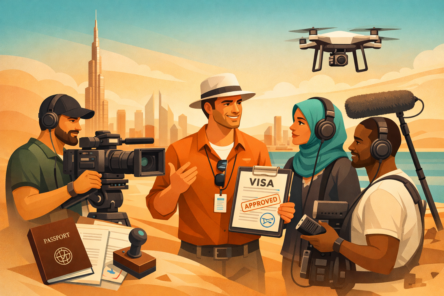 Visa and Attestation Essentials for Film Production Crews Shooting in Dubai