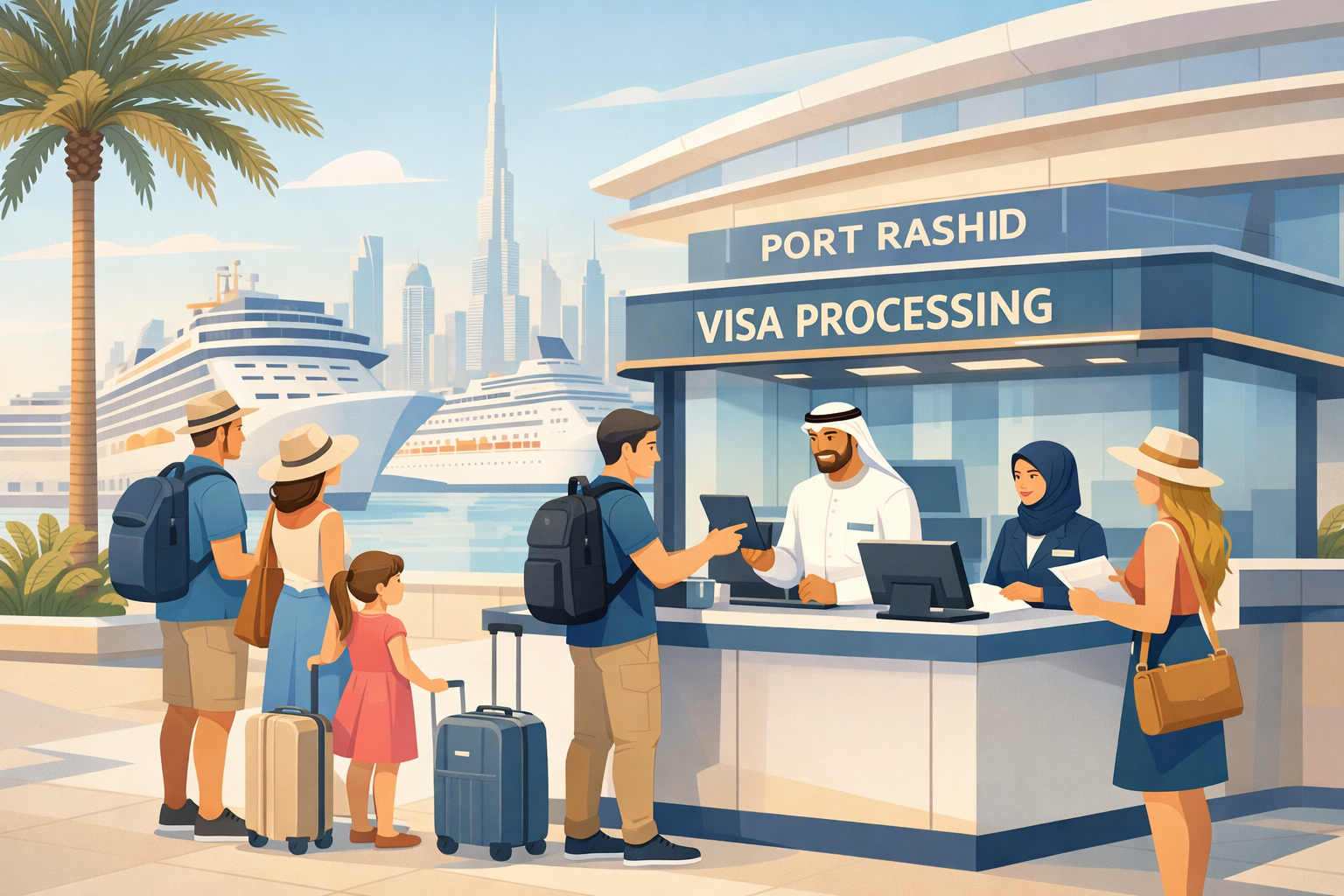 Last-Minute Visas at Port Rashid Dubai: Cruise Guest Guide