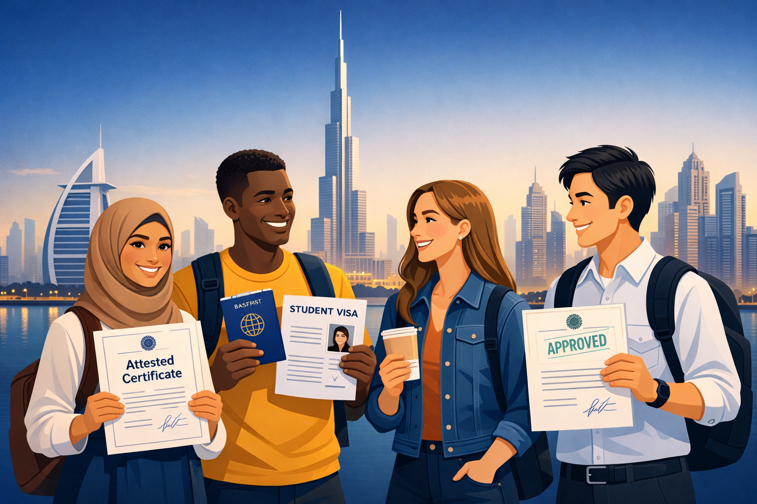 Visa & Document Attestation Requirements for International Students Enrolling in Dubai Universities