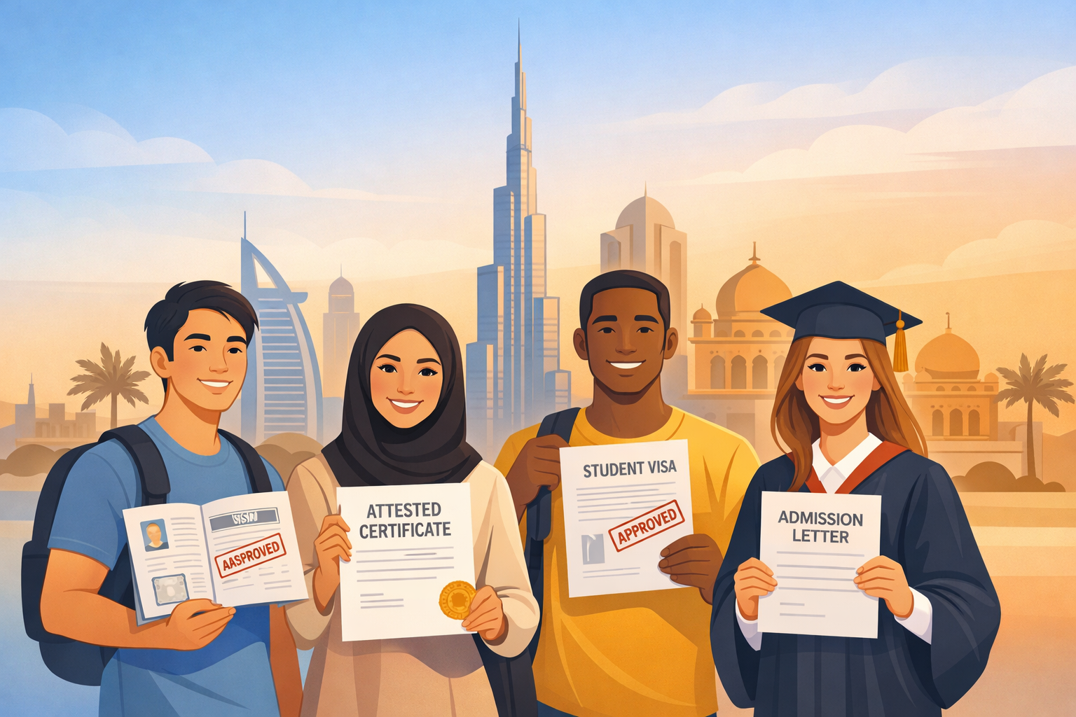 Visa & Attestation Requirements for International Students Enrolling in Dubai's Universities