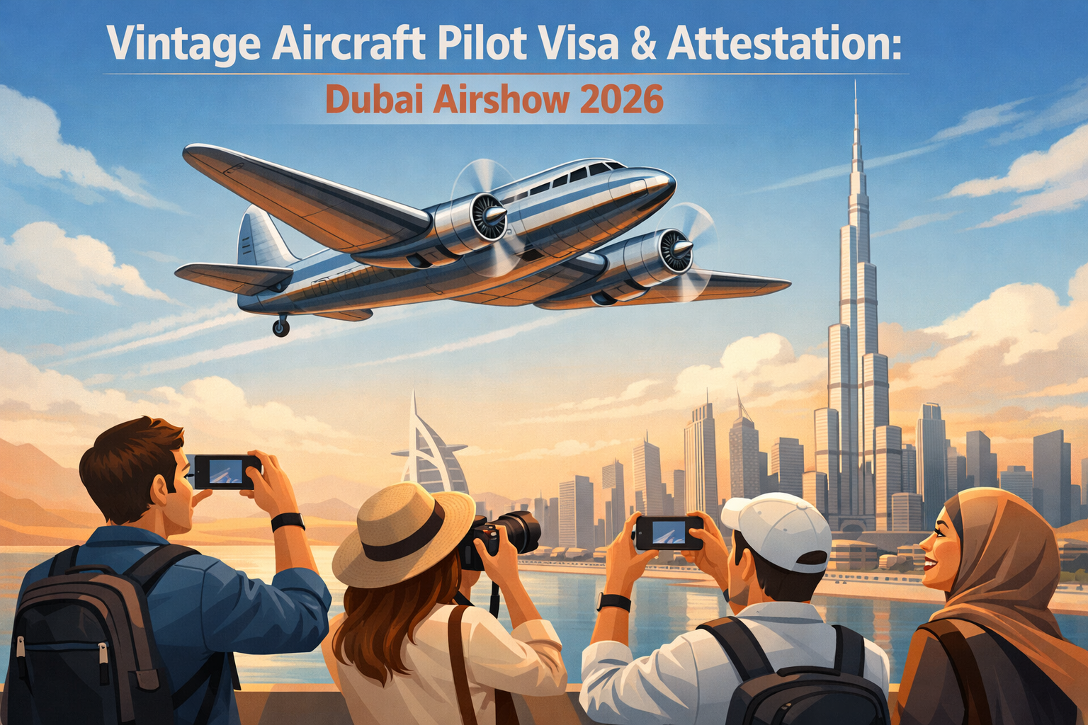 Vintage Aircraft Pilot Visa & Attestation: Dubai Airshow 2026