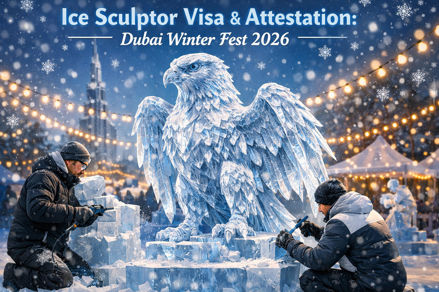 Ice Sculptor Visa & Attestation: Dubai Winter Fest 2026
