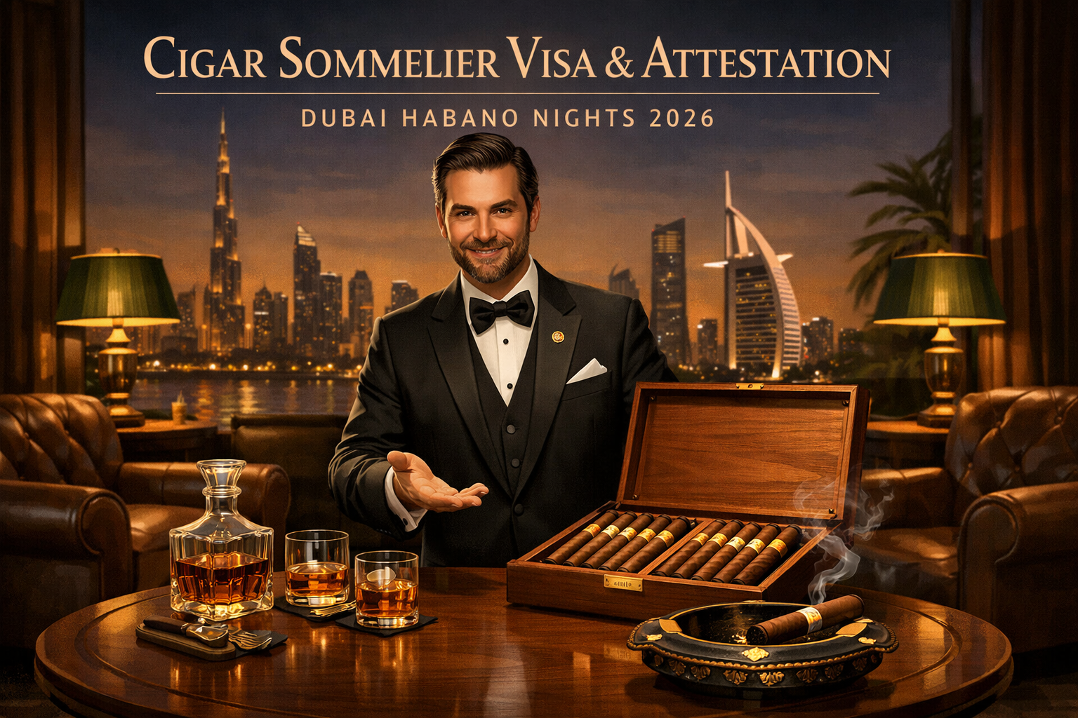 Cigar Sommelier Visa & Attestation: Dubai Habano Nights 2026