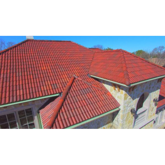 Brava Spanish Barrel Roof Tiles Eco Friendly Durable Composite